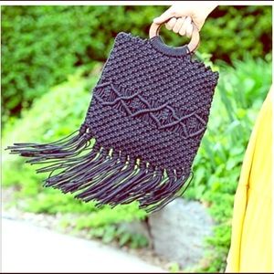 Fabulous Danielle Nicole Macrame Handbag
